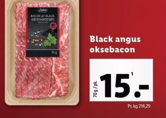 Lidl Black angus oksebacon tilbud