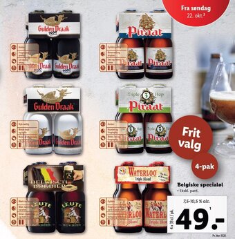 Lidl Belgiske specialøl tilbud