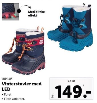 Lidl LUPILUⓇ Vinterstøvler med LED tilbud