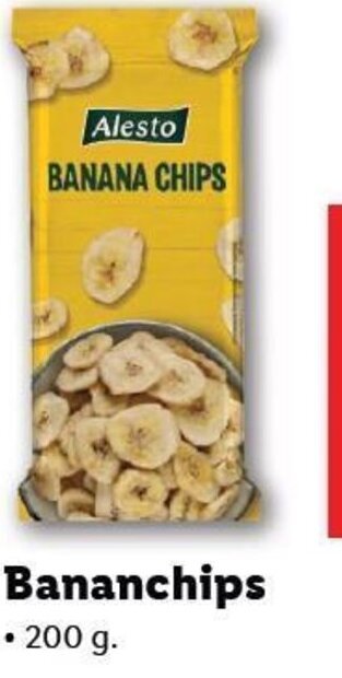 Lidl Alesto Bananchips tilbud