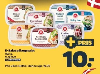 Netto K-Salat pålægssalat tilbud