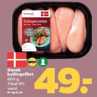 Netto Dansk kyllingefilet tilbud