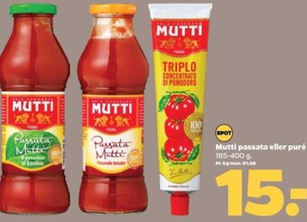 Netto Mutti passata eller puré tilbud