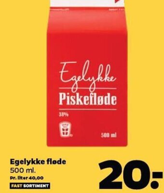 Netto Egelykke fløde tilbud