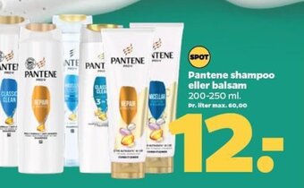 Pantene shampoo eller balsam