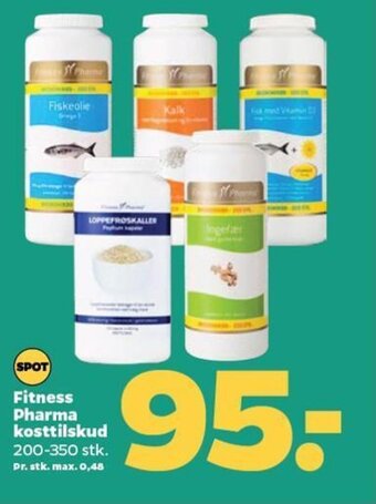 Netto Fitness Pharma kosttilskud tilbud
