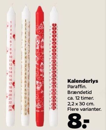 Netto Kalenderlys tilbud