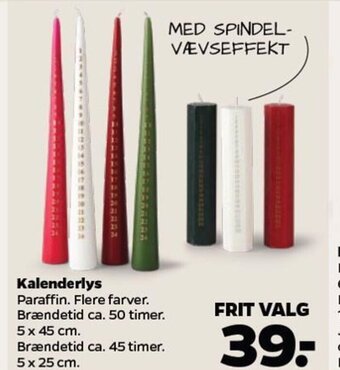 Netto Kalenderlys tilbud