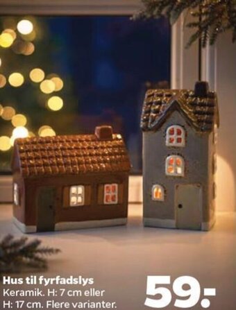 Netto Hus til fyrfadslys tilbud