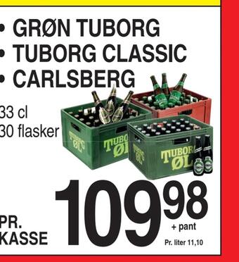 ABC Lavpris Grøn tuborg • tuborg classic • carlsberg tilbud