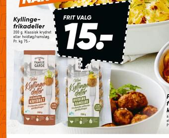 Kyllingefrikadeller