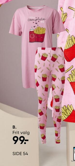 Bilka Natkjole eller leggings tilbud