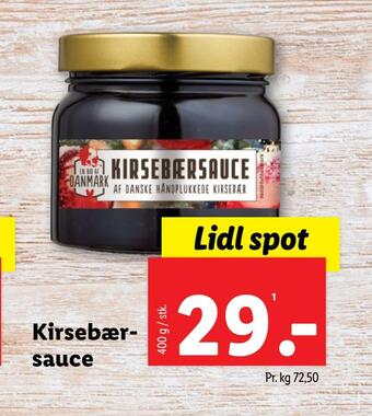 Lidl Kirsebærsauce tilbud