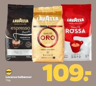 Netto Lavazza helbønner tilbud