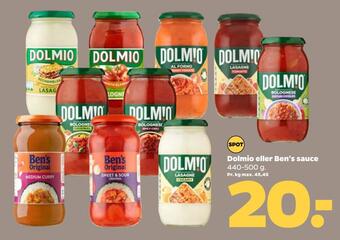 Dolmio eller ben's sauce