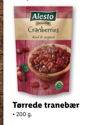 Lidl Tørrede tranebær tilbud