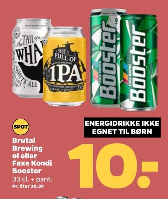 Netto Energidrikke ikke egnet til børn tilbud