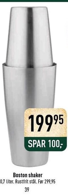 Imerco Boston shaker tilbud