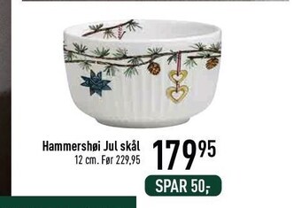 Imerco Hammershøi jul skål tilbud