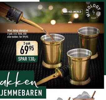 Mint julep shotglas