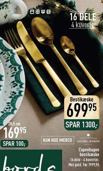 Imerco Copenhagen bestikæske tilbud