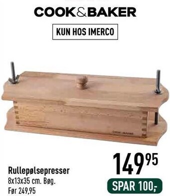 Imerco Rullepølsepresser tilbud