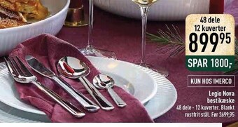 Imerco Legio nova bestikæske tilbud