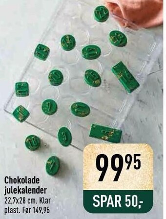 Imerco Chokolade julekalender tilbud