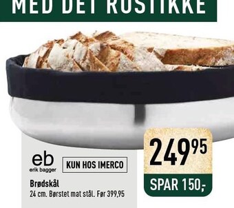 Imerco Brødskål tilbud