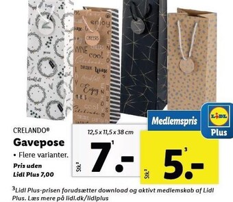 Lidl Gavepose tilbud