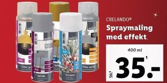 Lidl Spraymaling med effekt tilbud