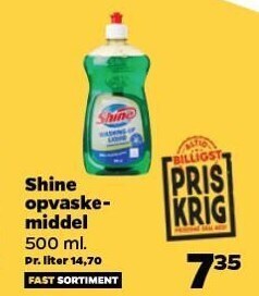 Netto Shine opvaskemiddel tilbud