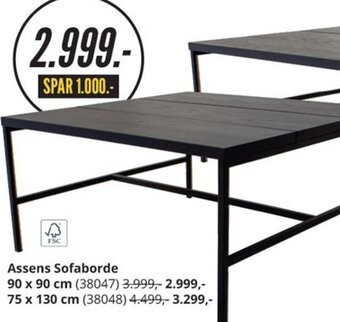 My Home Assens Sofaborde tilbud