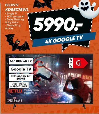 Bilka Sony kd55x75wl tilbud