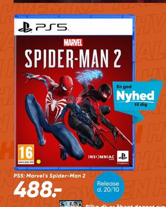 Bilka Ps5: marvel's spider-man tilbud