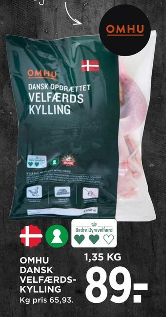 MENY Omhu dansk velfærds­kylling tilbud