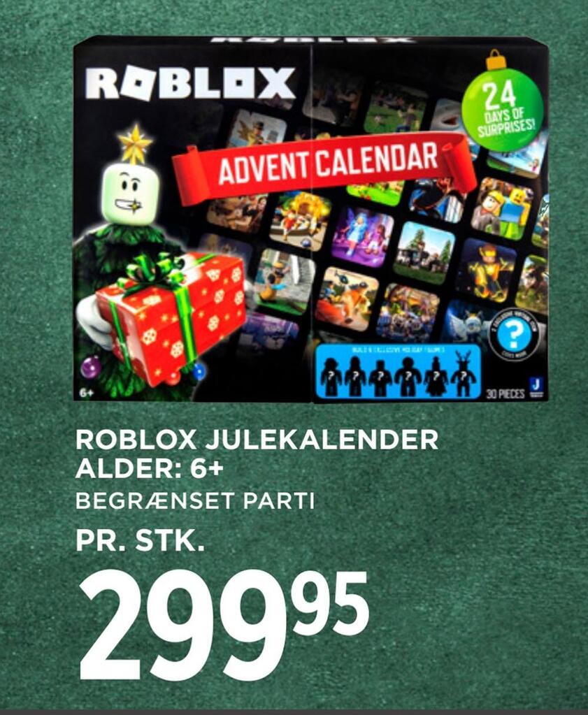 Roblox jule kalender alder 6+ tilbud hos MENY