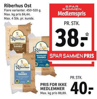 SPAR Riberhus ost tilbud