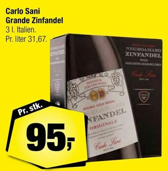 Calle Carlo Sani Grande Zinfandel tilbud
