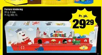 Calle Ferrero kinderæg tilbud