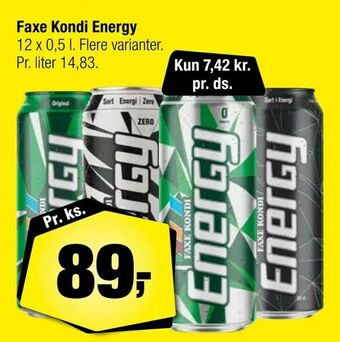 Calle Faxe Kondi Energy tilbud