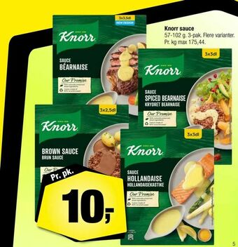 Calle Knorr sauce tilbud