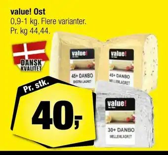 Calle value! Ost tilbud
