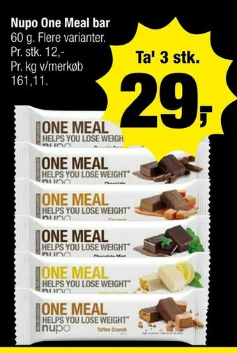 Calle Nupo One Meal bar tilbud