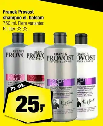 Calle Franck Provost shampoo el. balsam tilbud