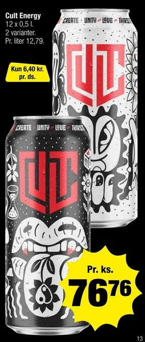 Calle Cult Energy tilbud