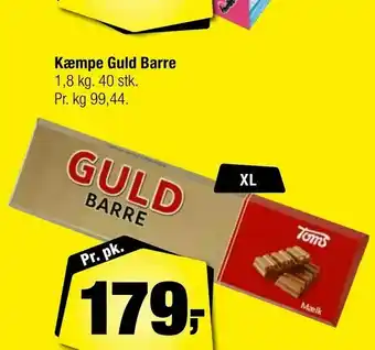 Calle Kæmpe Guld Barre tilbud