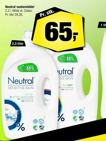 Calle Neutral vaskemiddel tilbud