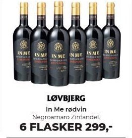 Løvbjerg in me rødvin - 6 flasker