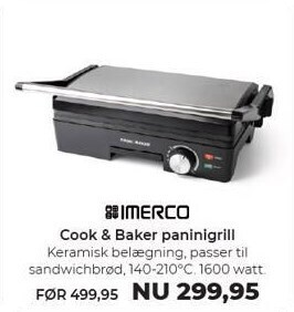 Cook & baker paninigrill